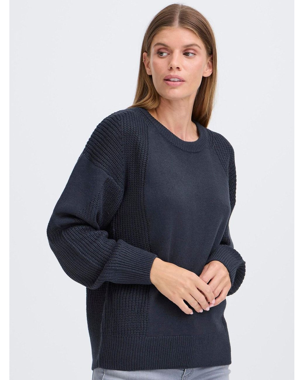 Oxmo Blue Strickpullover Oxiselmo