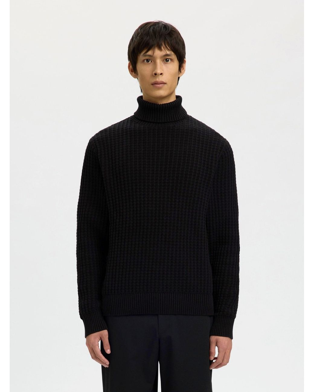SELECTED Pullover Slhtom in Black für Herren