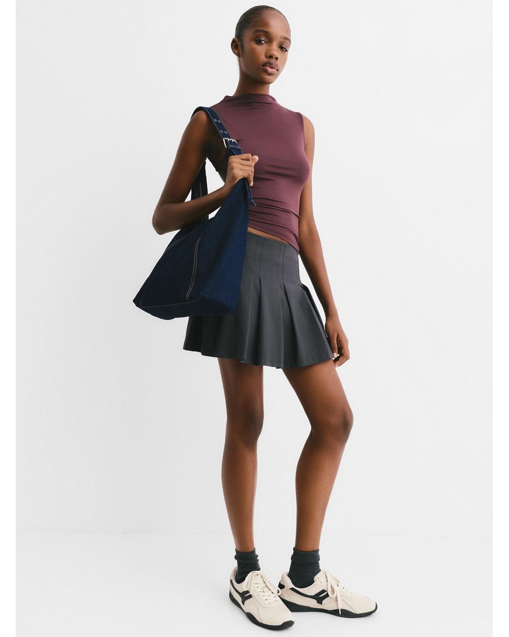 Pull&Bear Purple Top
