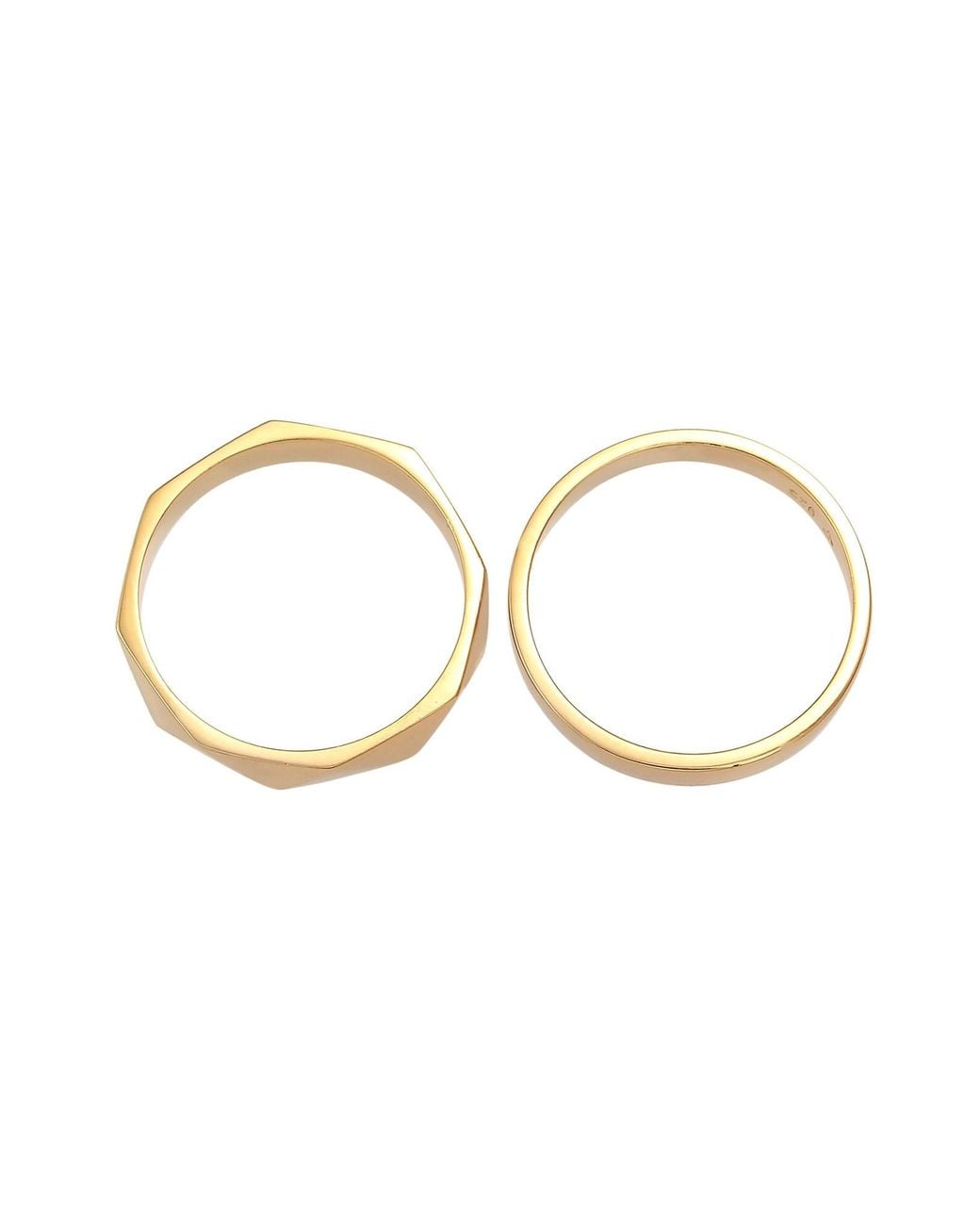 Elli Jewelry Metallic Ring Geo
