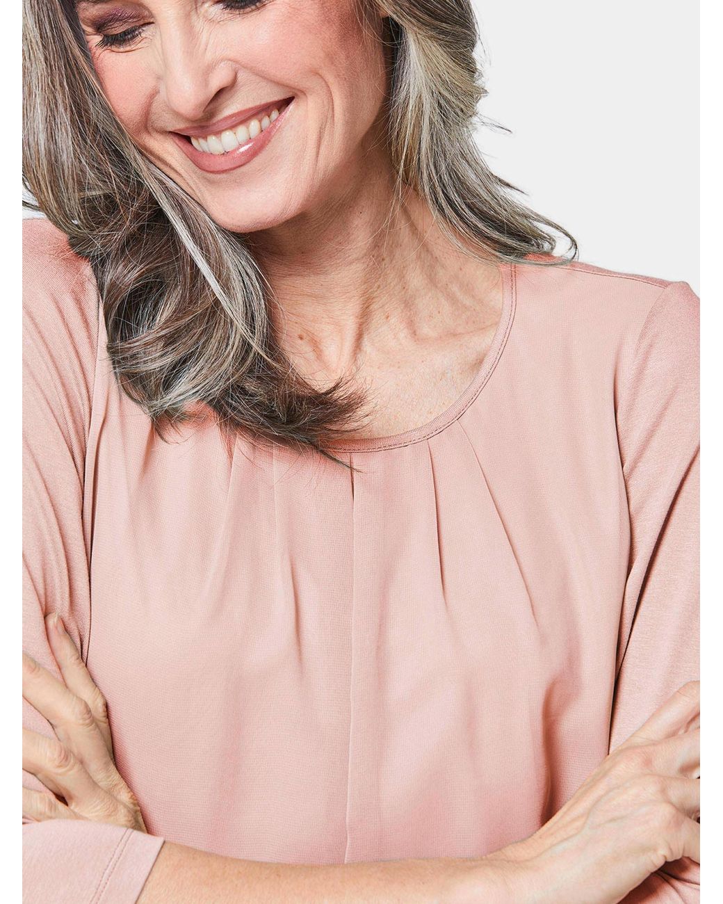 Goldner Pink Bluse