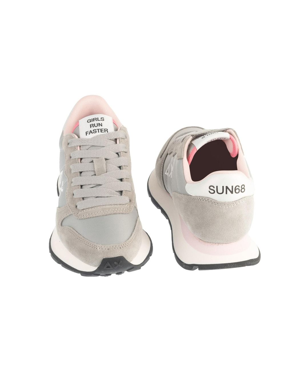 Sun 68 White Sneaker Low Ally Solid