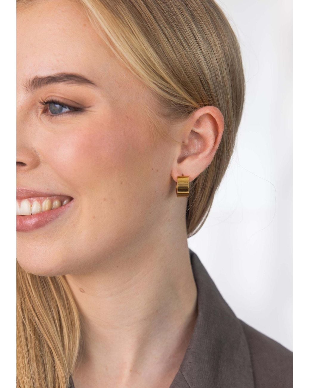PURELEI Metallic Ohrringe Bold