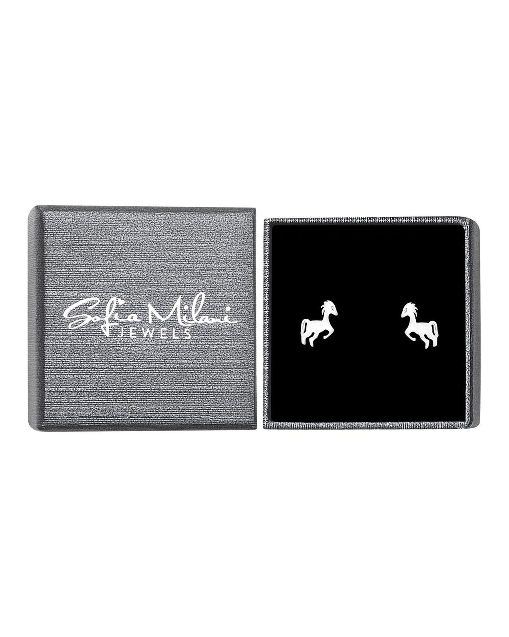 Sofia Milani Metallic Ohrringe Horse