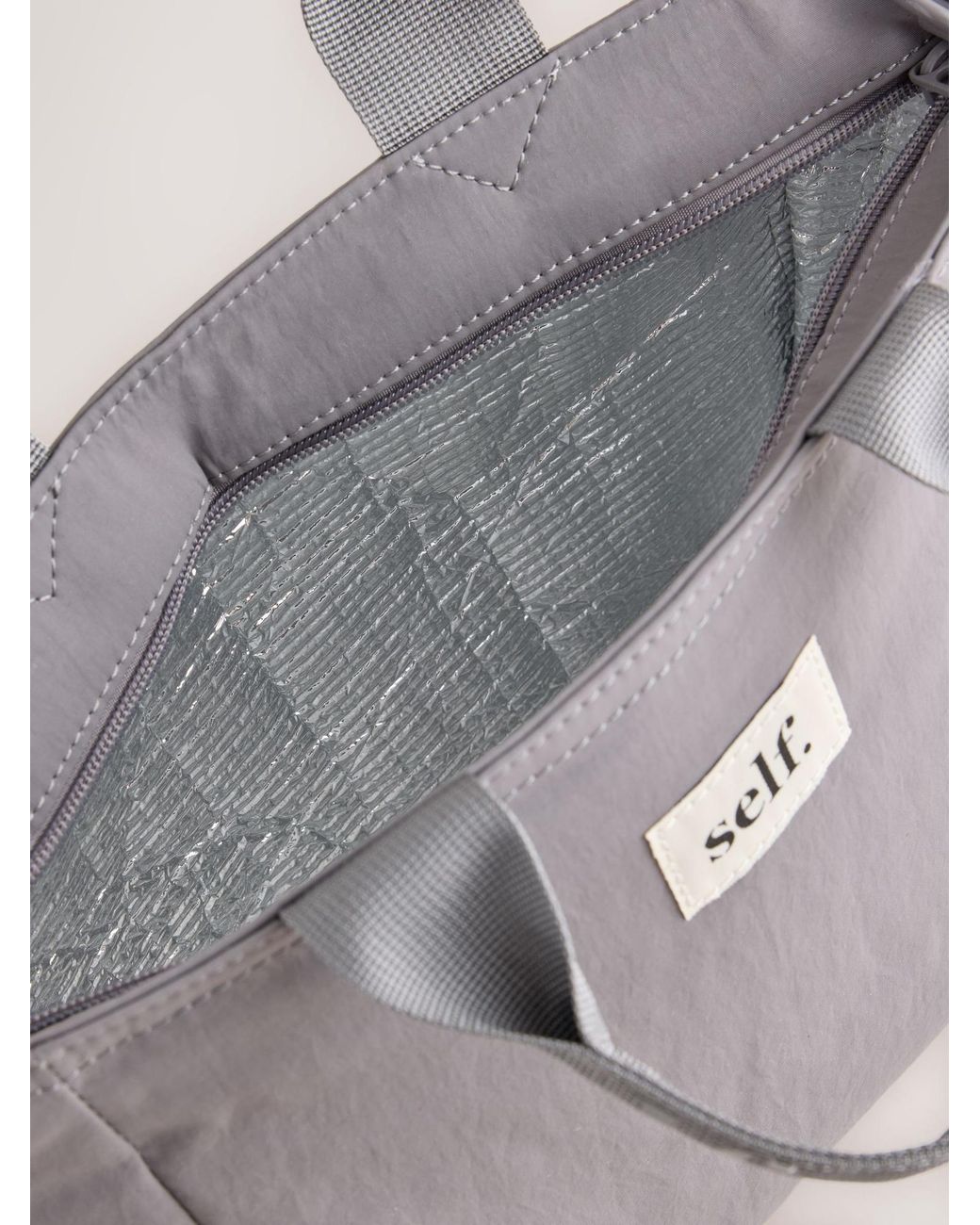 Self Gray Handtasche