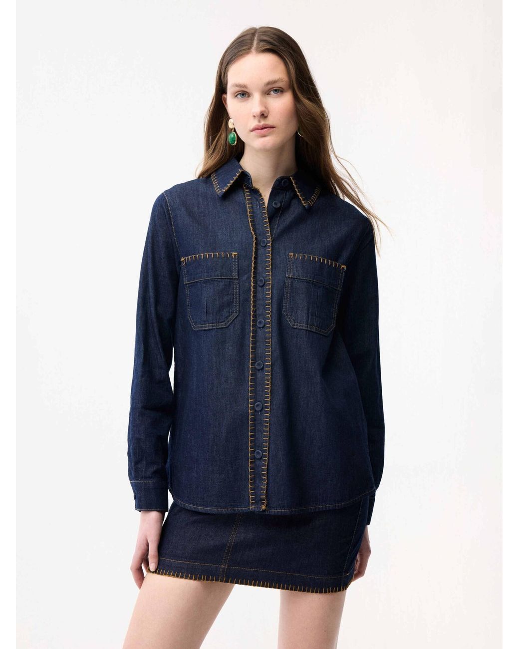 ADL Blue Bluse