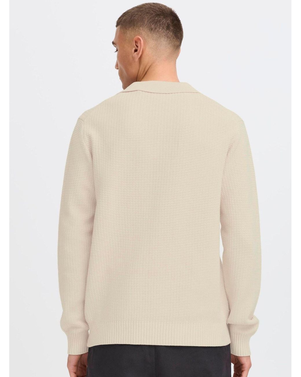 Solid Strickpullover Sdrhett in White für Herren