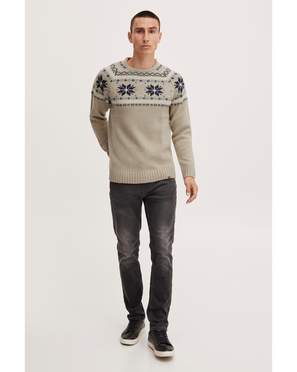 11 Project Pullover Timbro in Gray für Herren