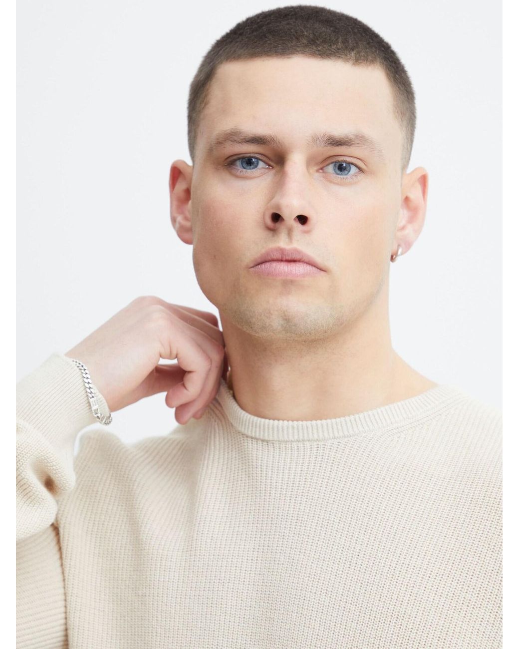 Blend Pullover Codford in Natural für Herren