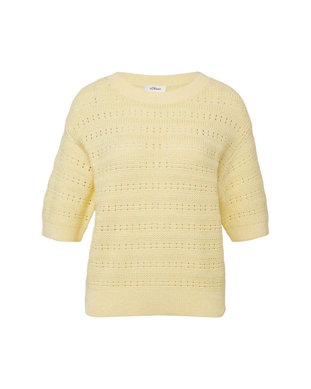 S.oliver White Oliver Strickpullover
