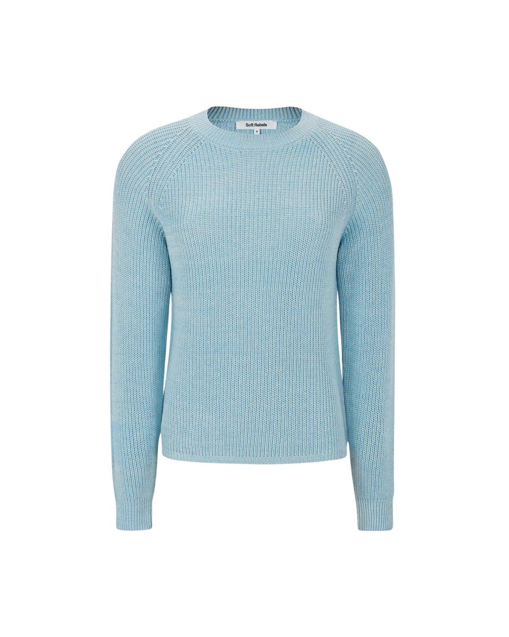 SOFT REBELS Blue Sweater Srrosetta