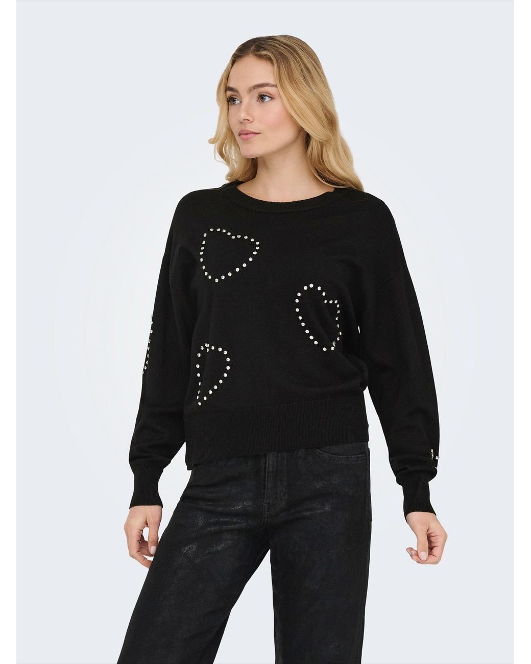 ONLY Black Pullover Onlbee
