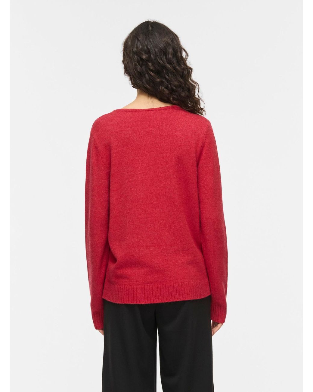 Vila Red Pullover Viril