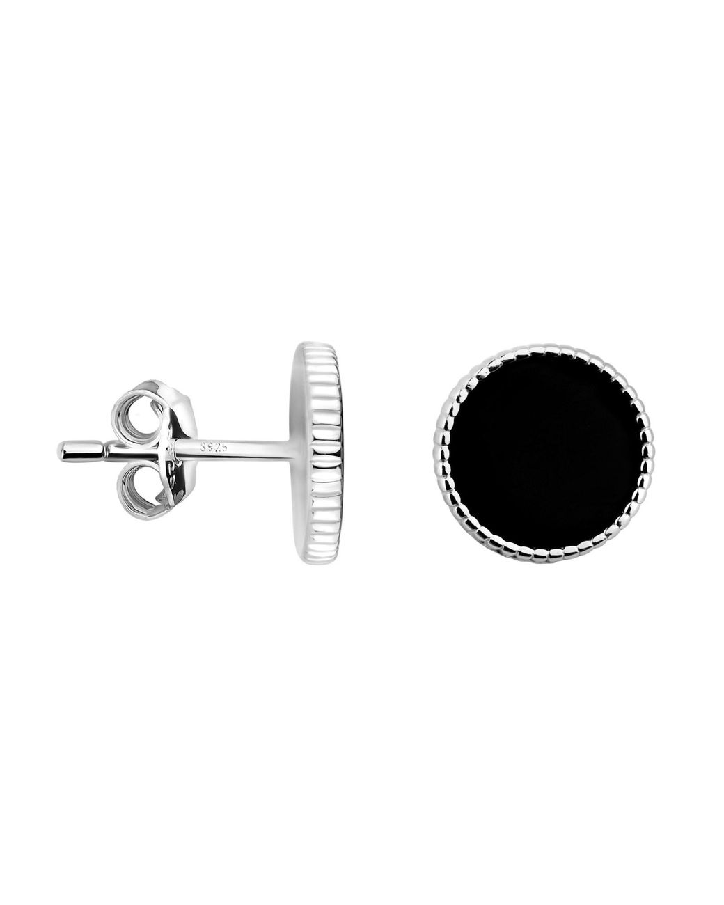 Sofia Milani Black Ohrringe Circle