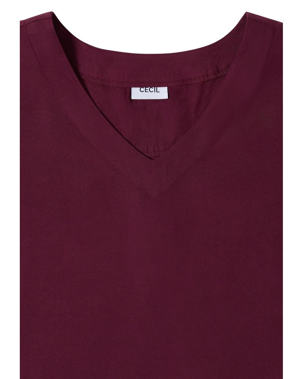 Cecil Purple Bluse
