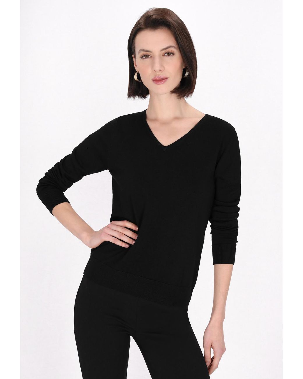 usha BLACK LABEL Black Pullover