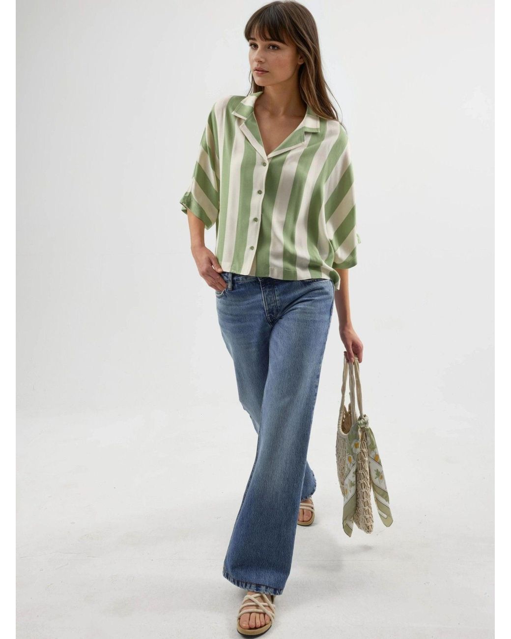 Busem Green Bluse