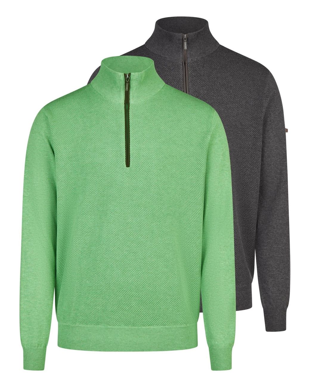 Redmond Pullover Basic in Green für Herren