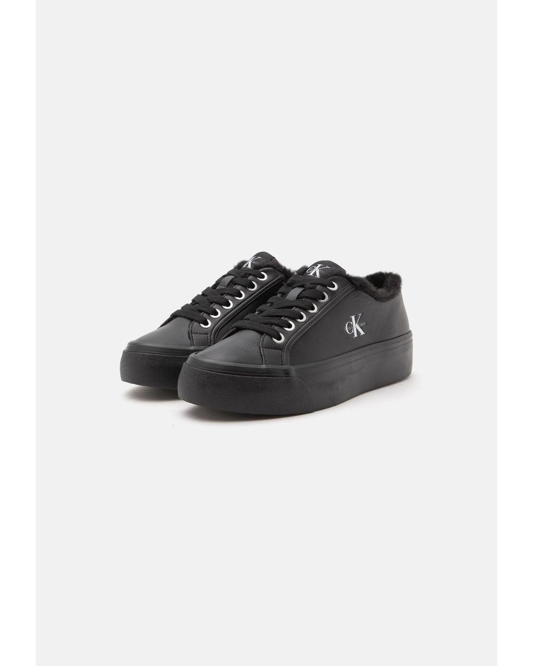 Calvin Klein Black Sneaker Vulc Flatf