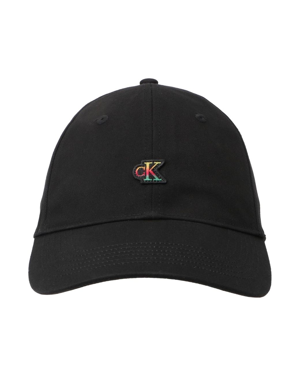 Calvin Klein Black Cap Iridescent Pride Patch Baseball
