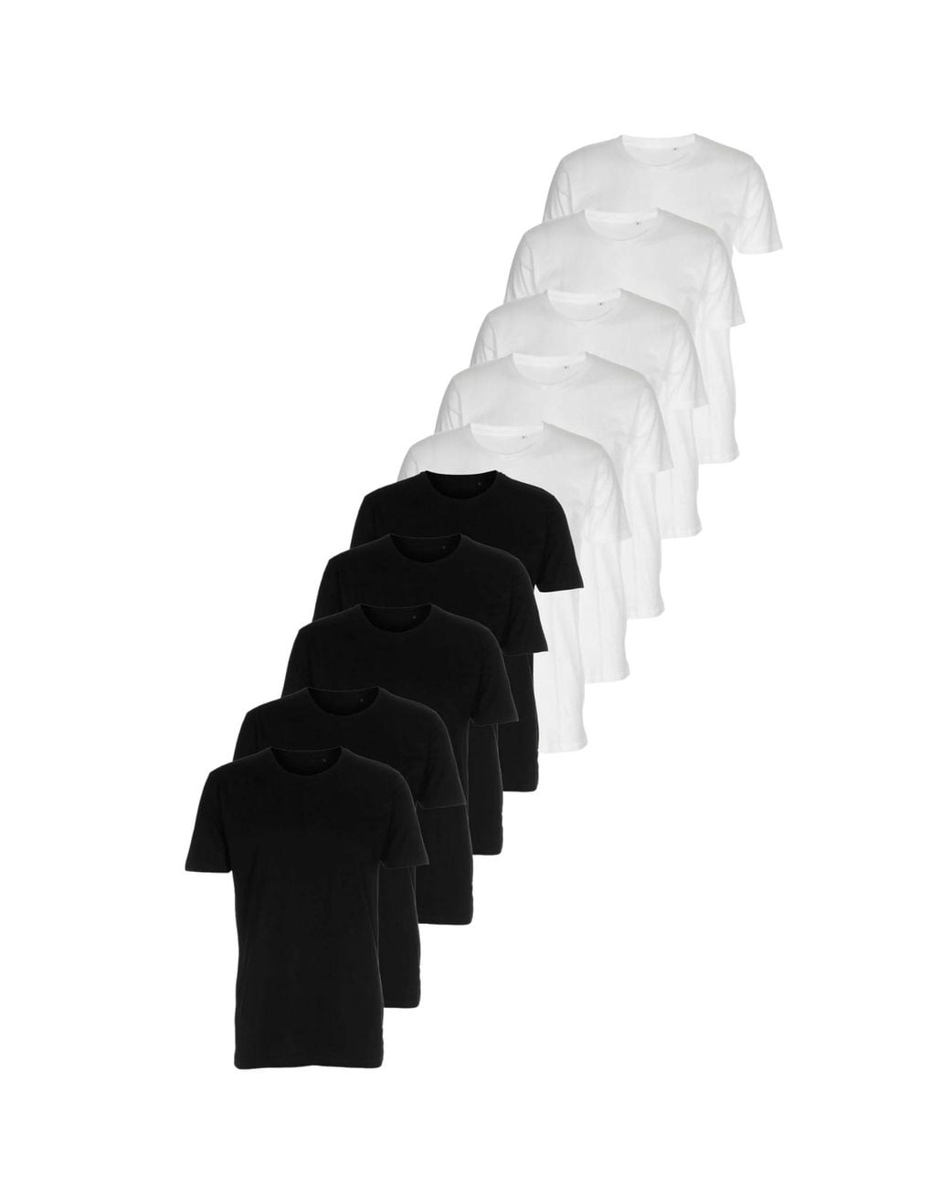 TeeShoppen T-Shirt Basic in White für Herren