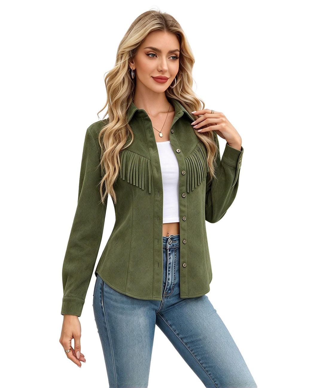 KoJooin Green Bluse