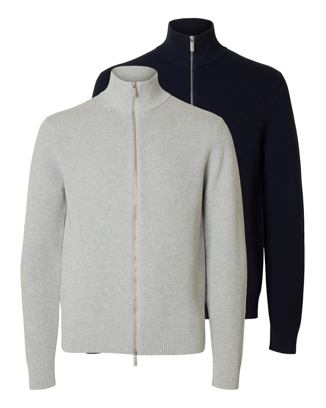 SELECTED Strickjacke Dane in Blue für Herren