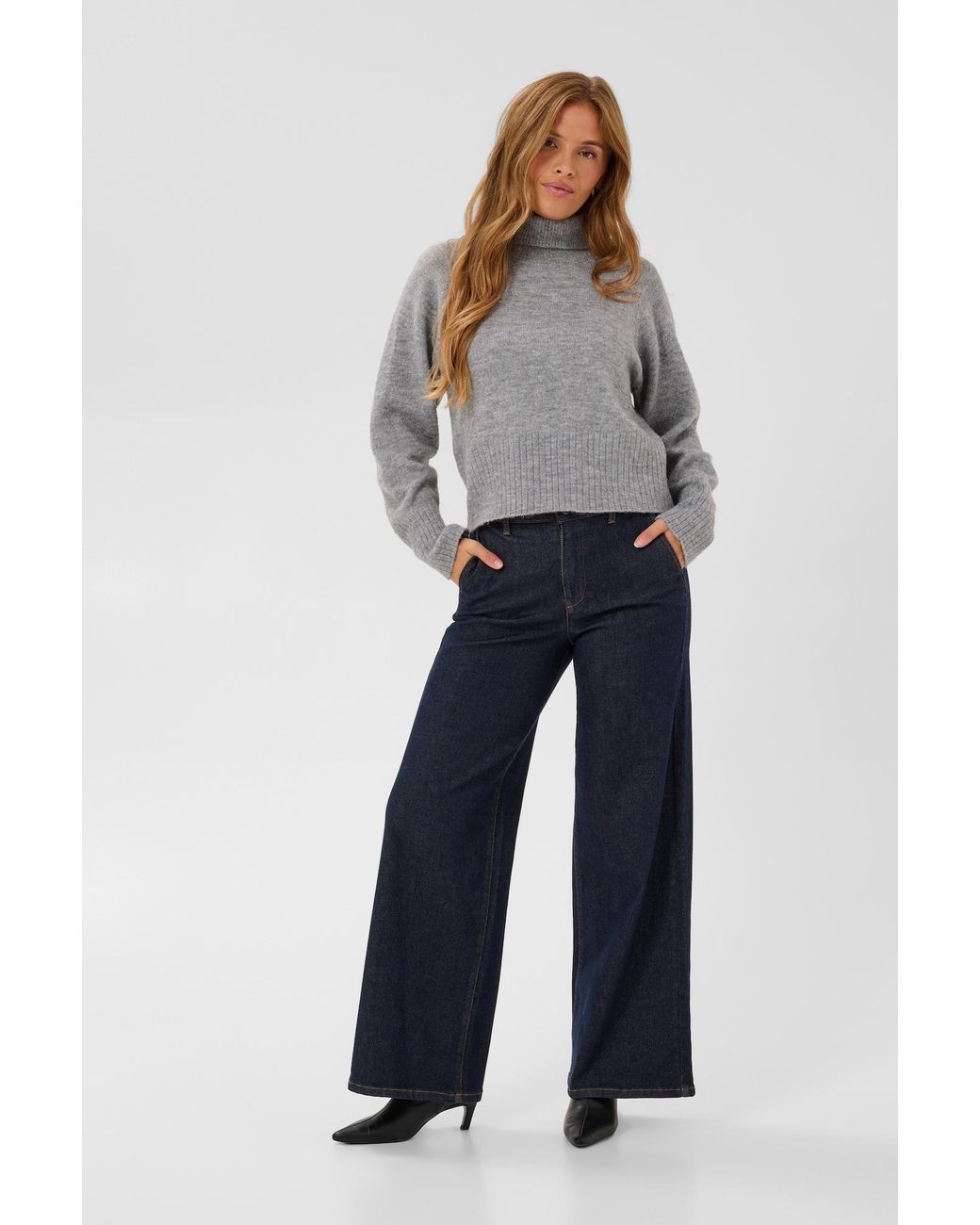 Kaffe Gray Pullover