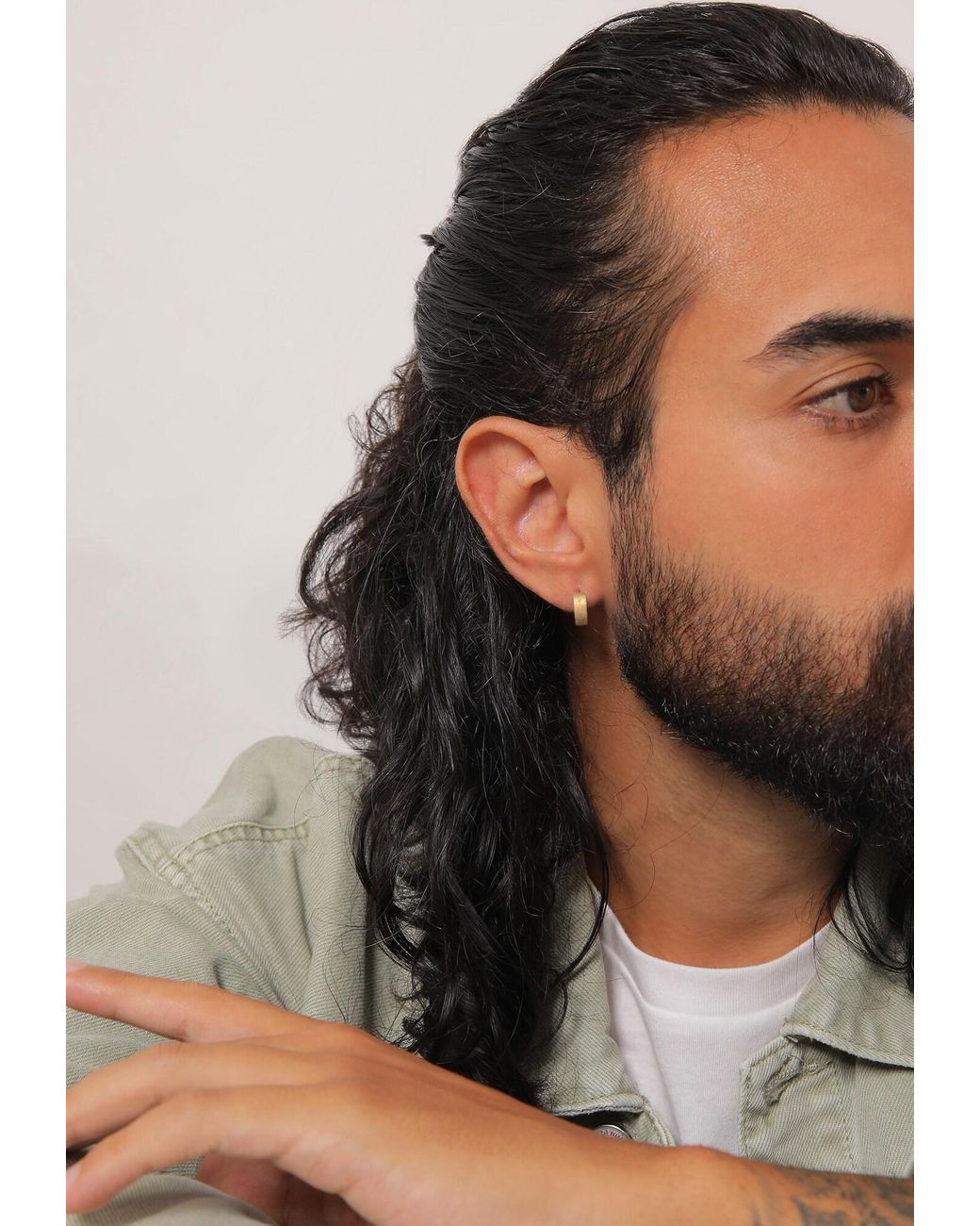 Kuzzoi Ohrringe in Metallic für Herren