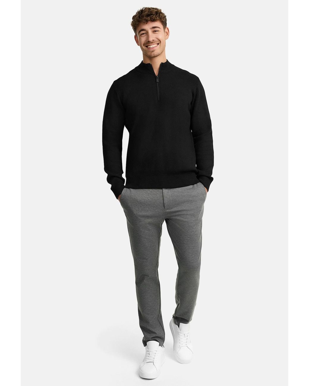 INDICODE Pullover Lukas in Blue für Herren