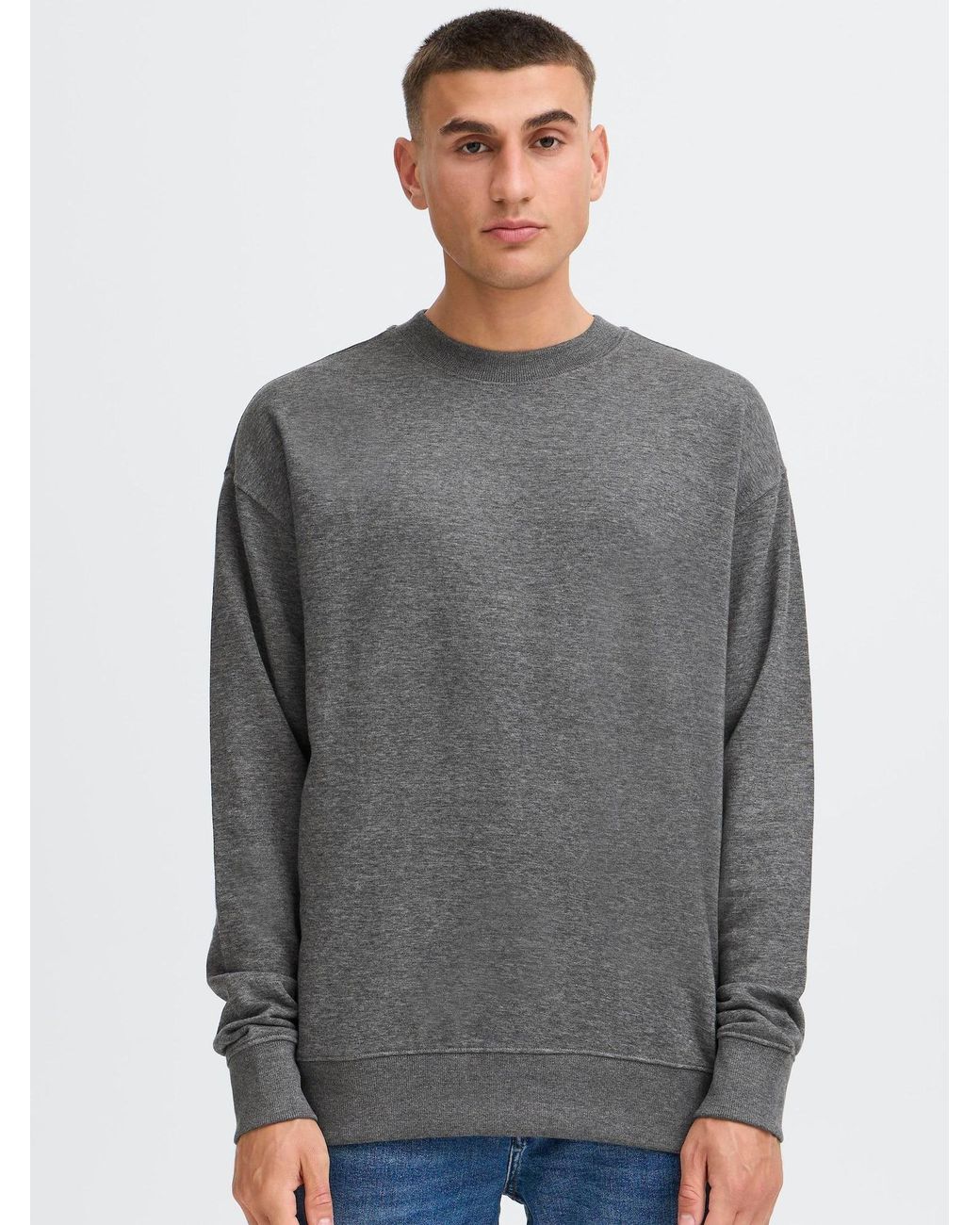 Solid Sweatshirt Sddixon in Gray für Herren