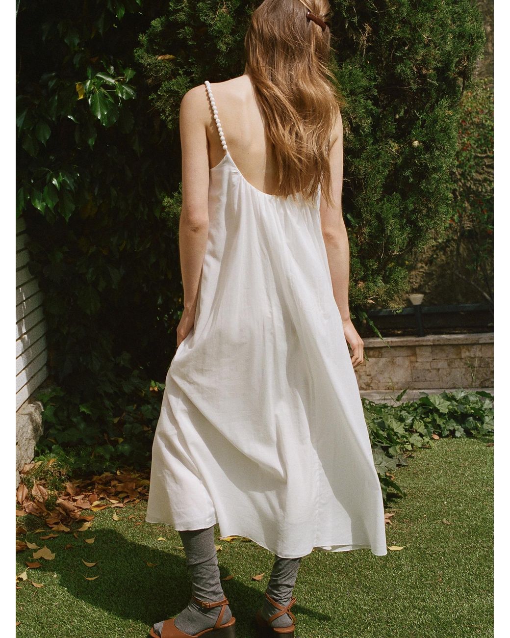 Mango White Kleid Bolas