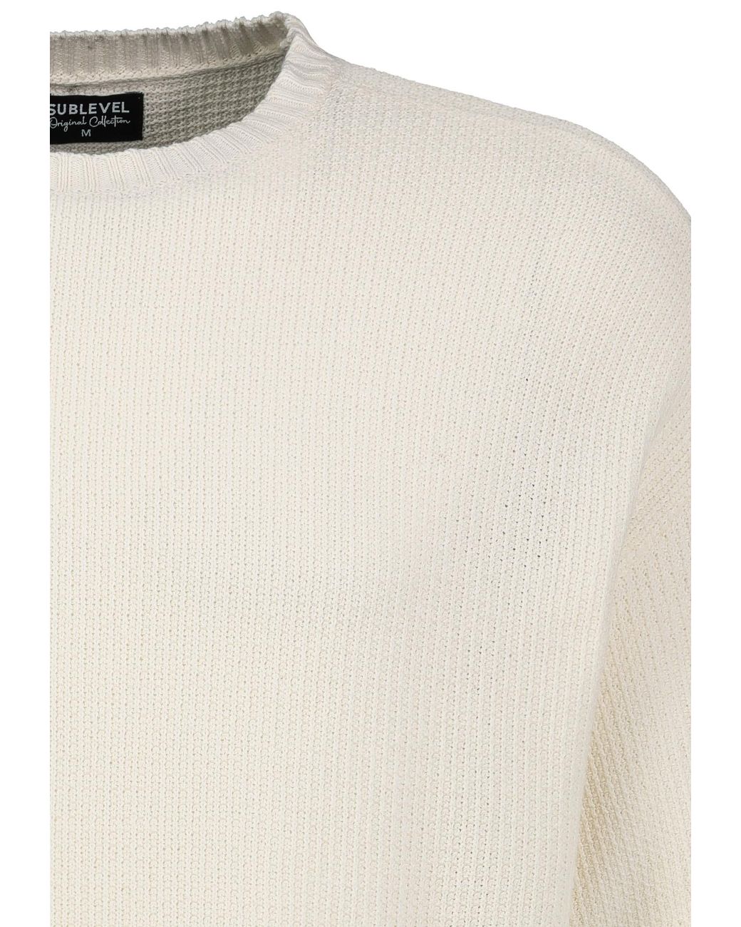 Sublevel Pullover in White für Herren