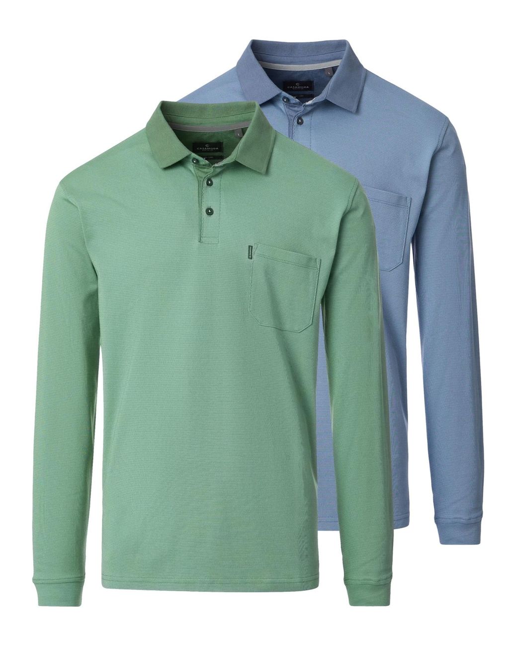 CASA MODA Shirt Basic in Green für Herren