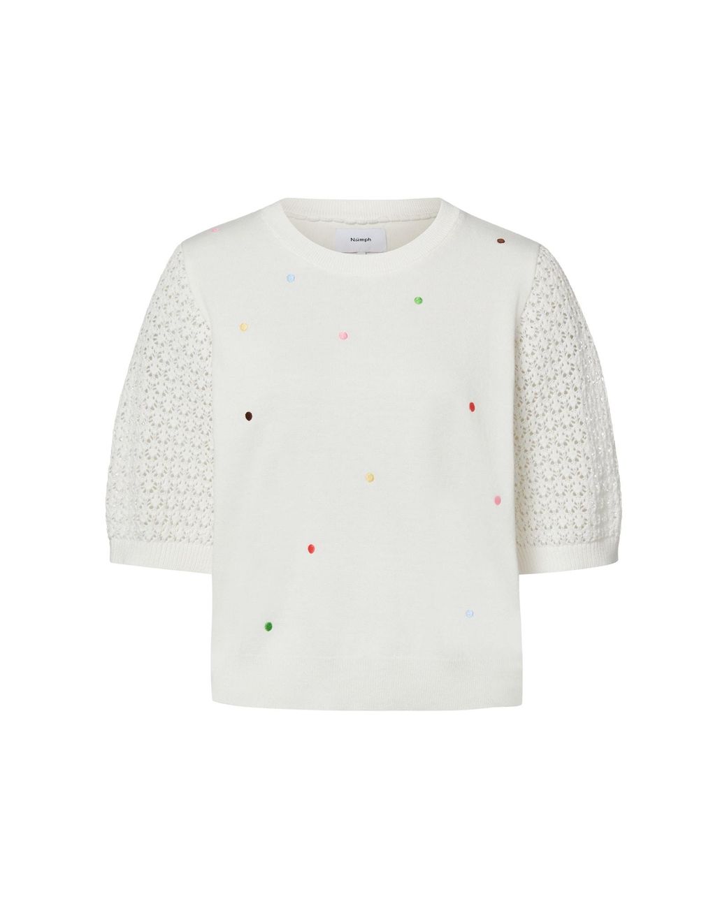 Numph White Pullover Lulo