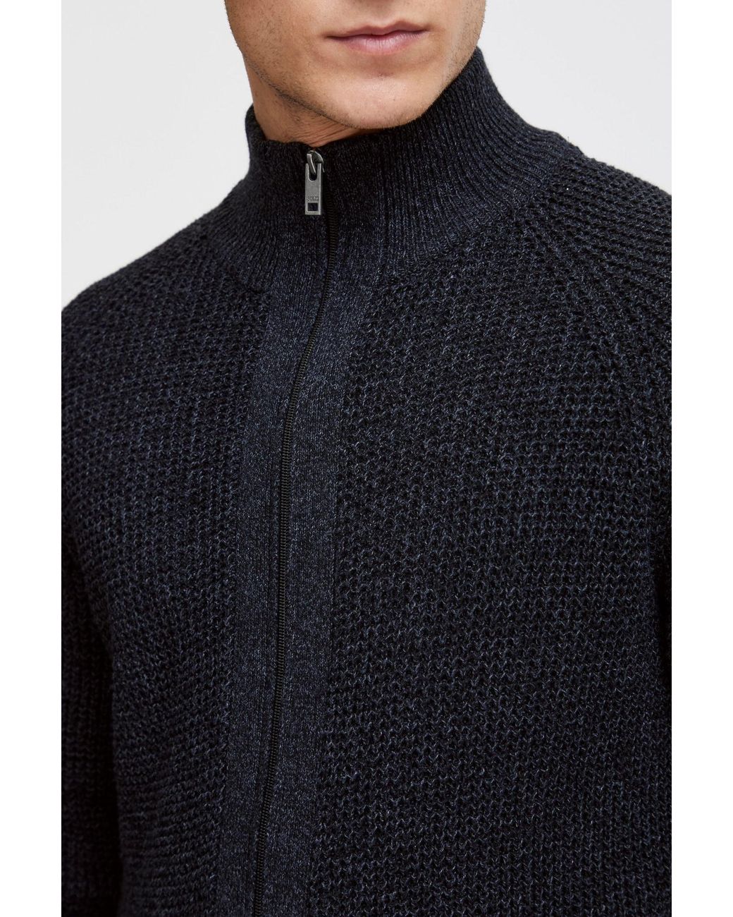 Solid Strickjacke Kotcha in Blue für Herren