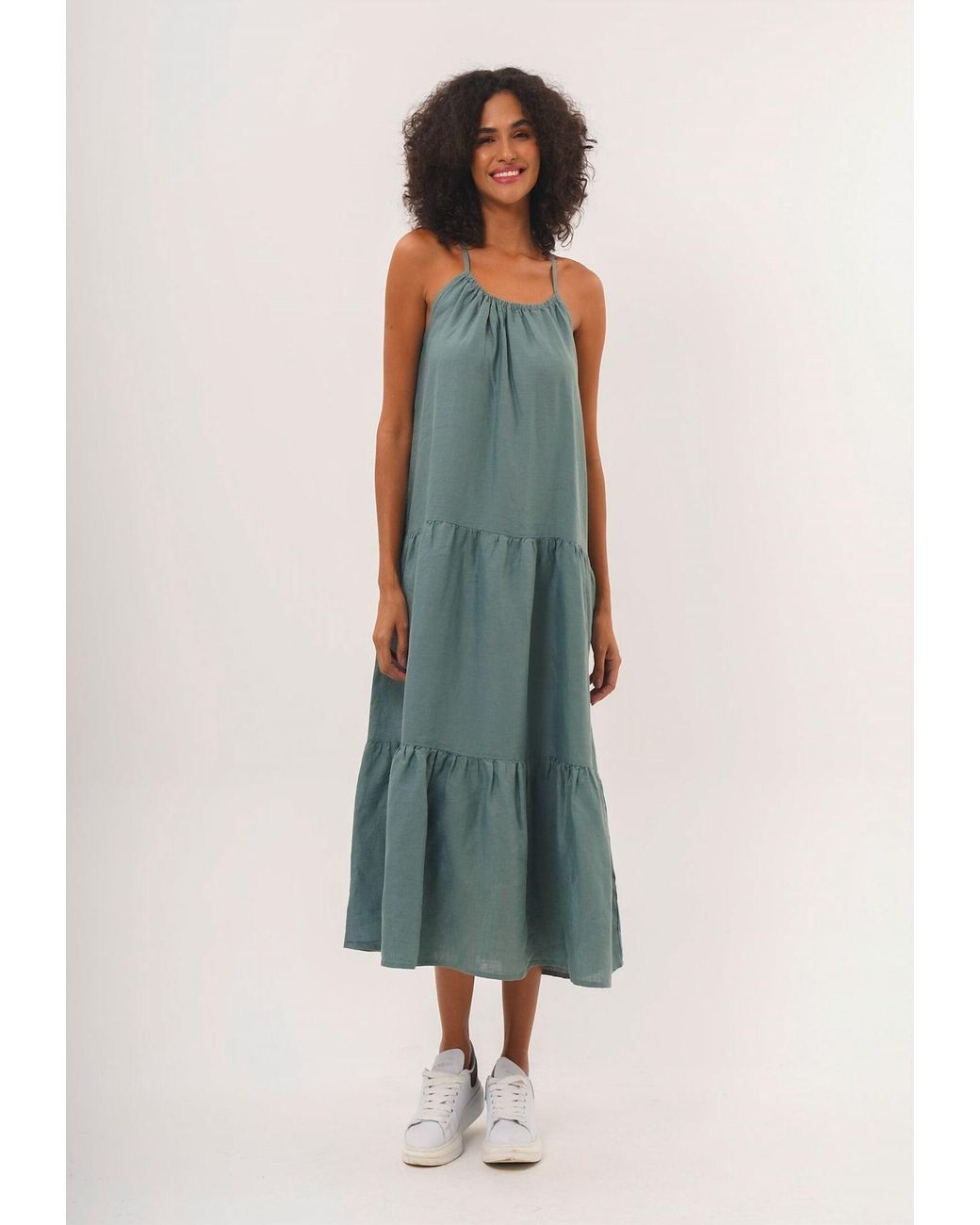 FRESHLIONS Green Sommerkleid Jeanna