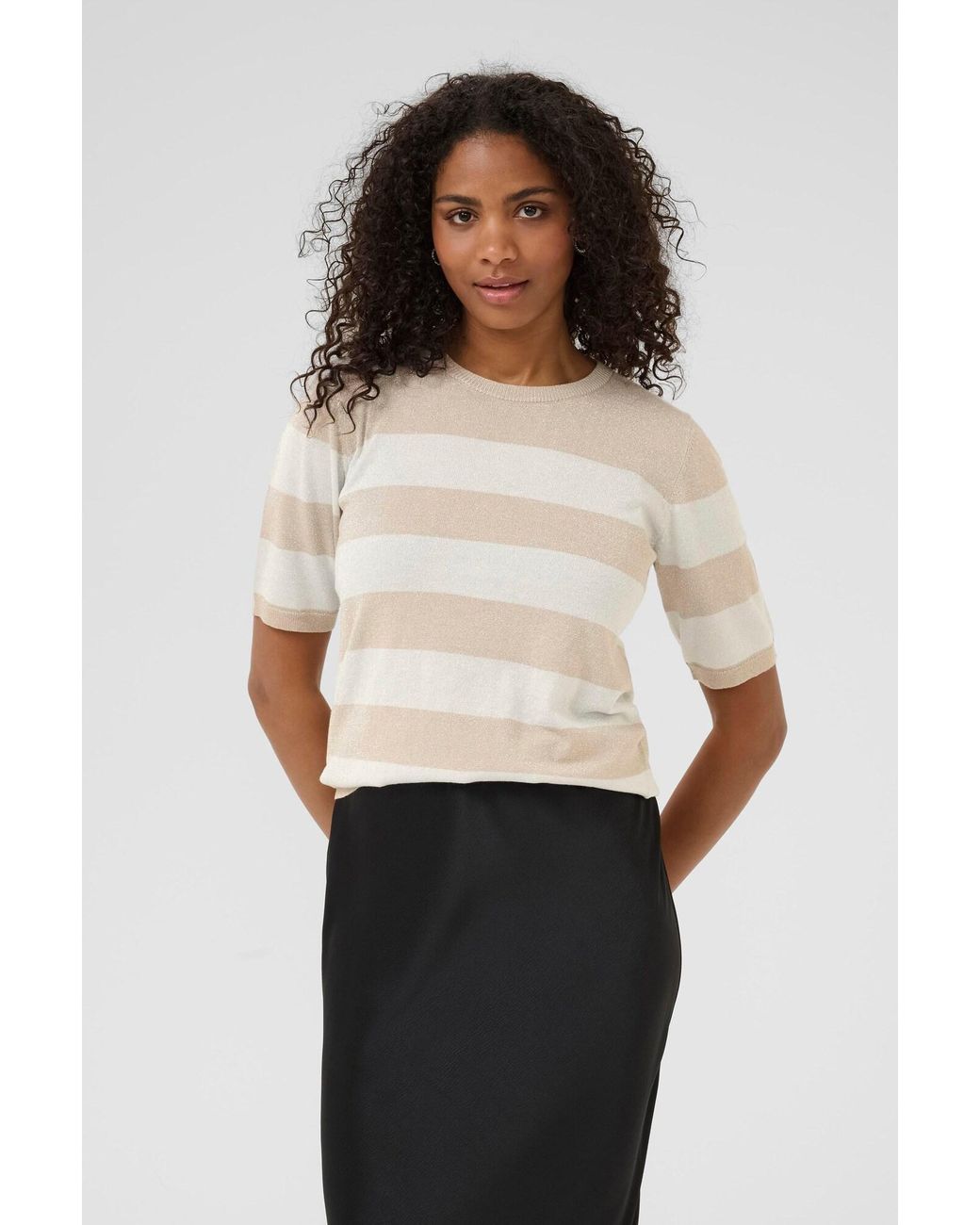 Kaffe White Pullover Karegina