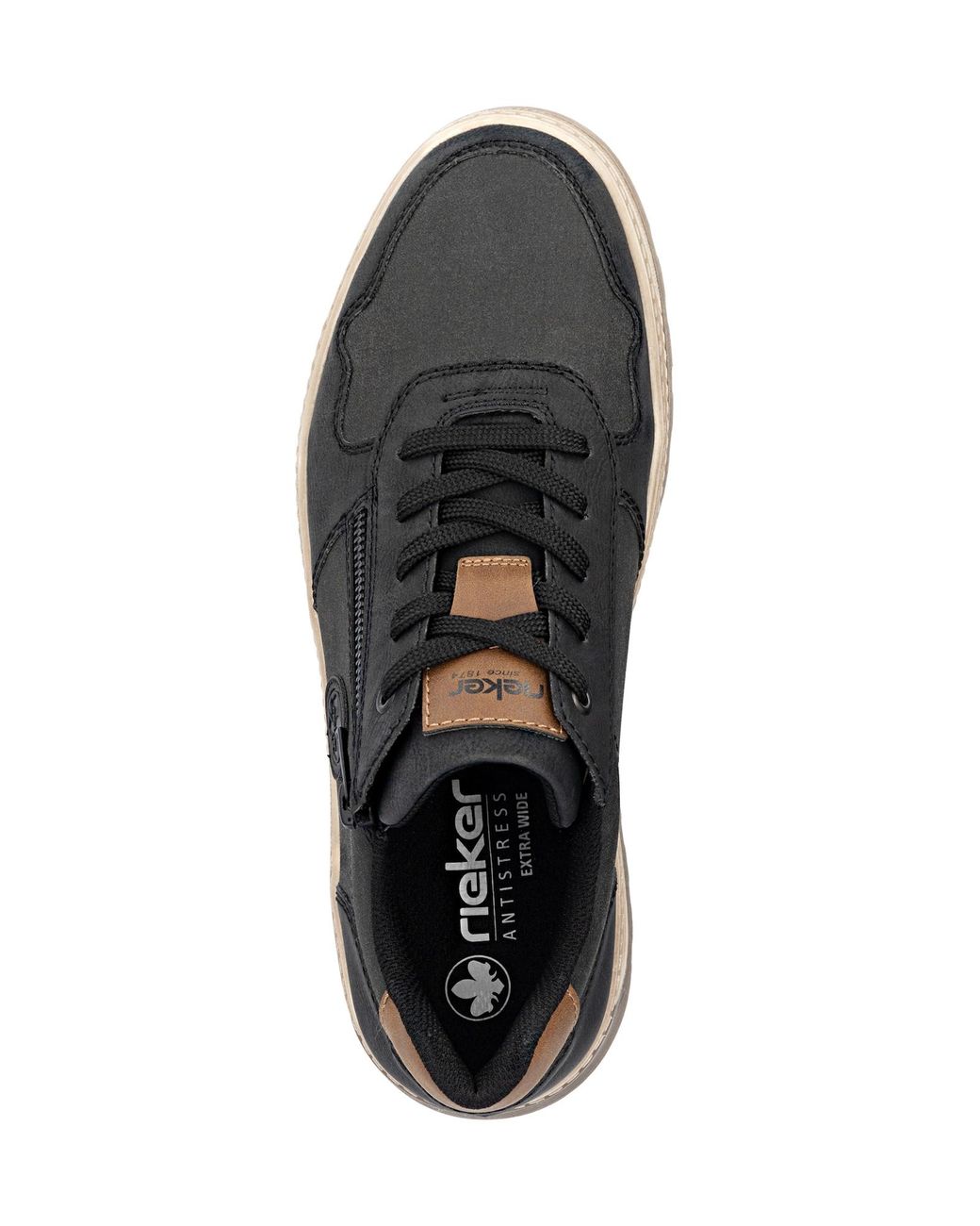 Rieker Schnürschuh in Black für Herren