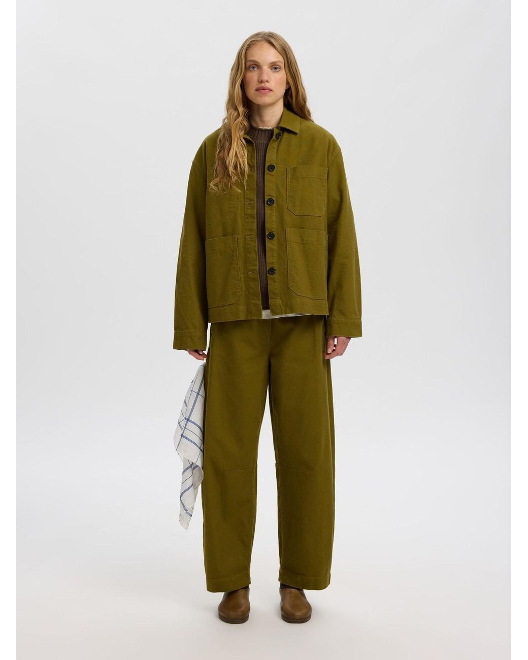 SELECTED Brown Pullover