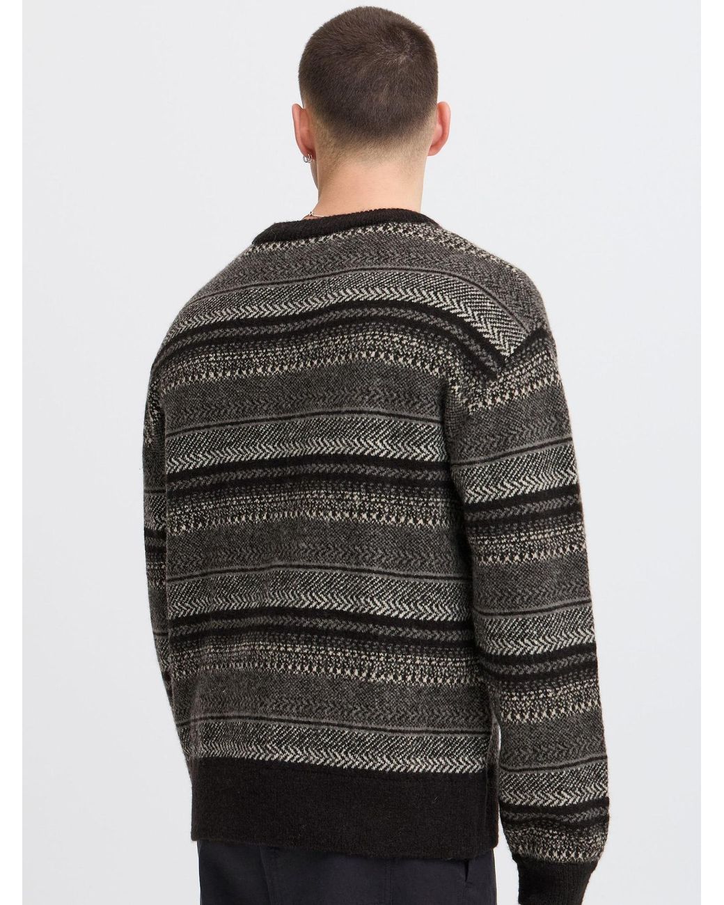 Solid Pullover Maxwell in Black für Herren