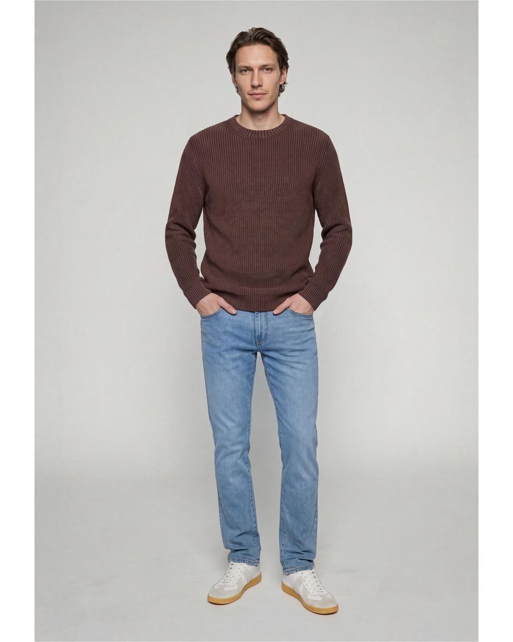 INDICODE Pullover Torpedo in Brown für Herren