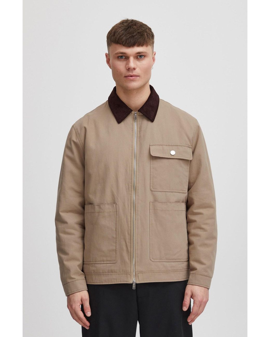 Solid Jacke in Brown für Herren