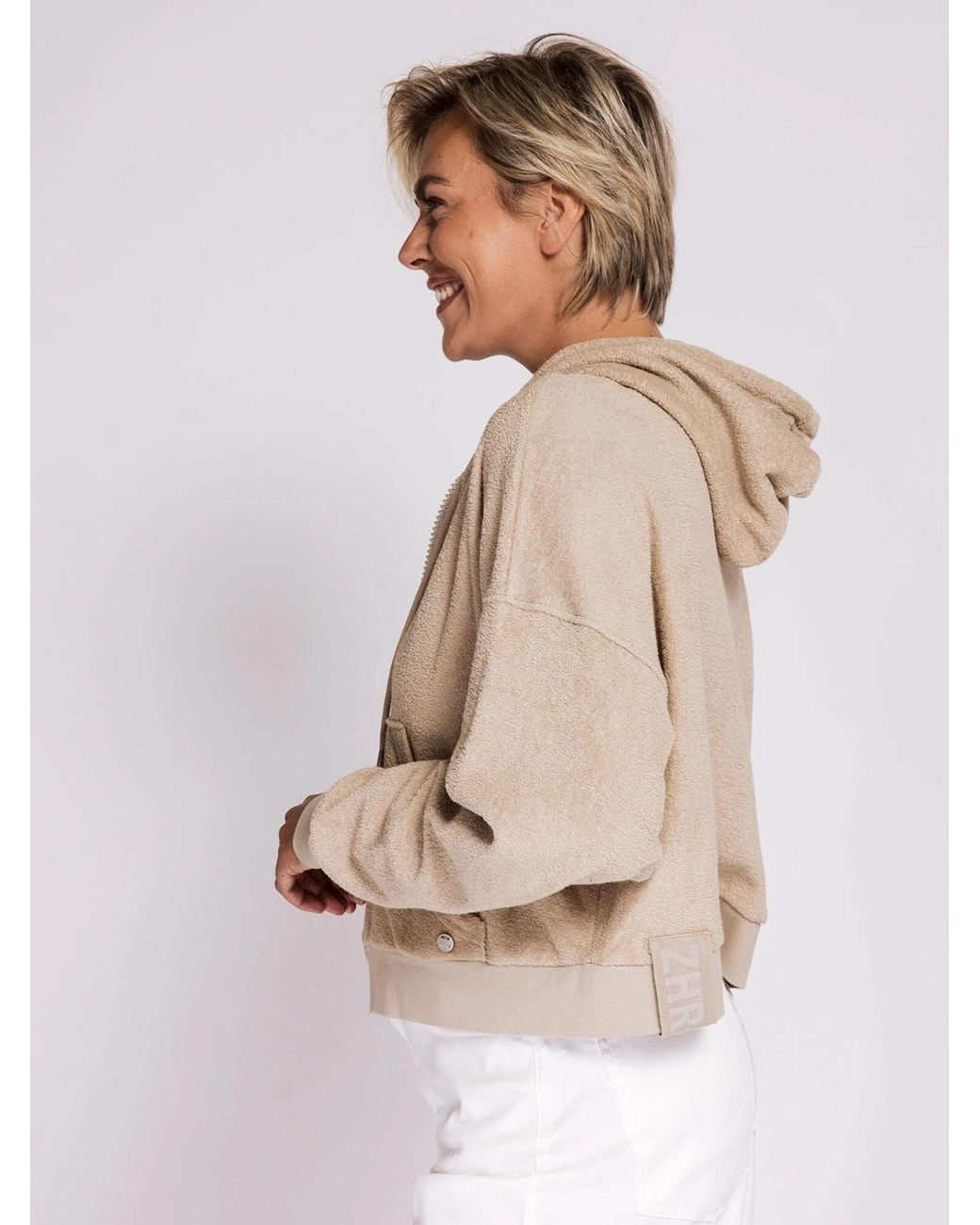 Zhrill Natural Sweatshirt Zhratana Zip