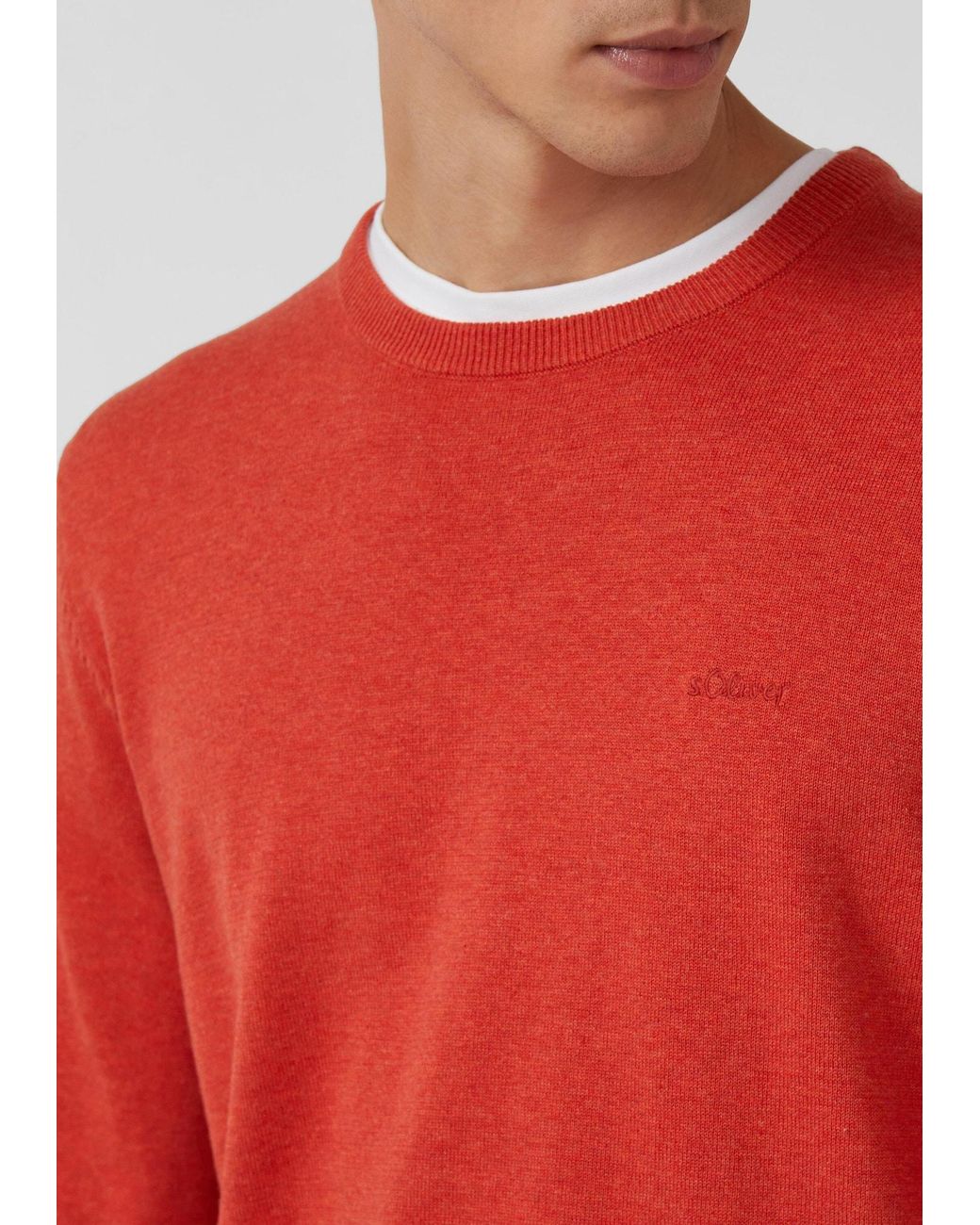 S.oliver Pullover in Red für Herren