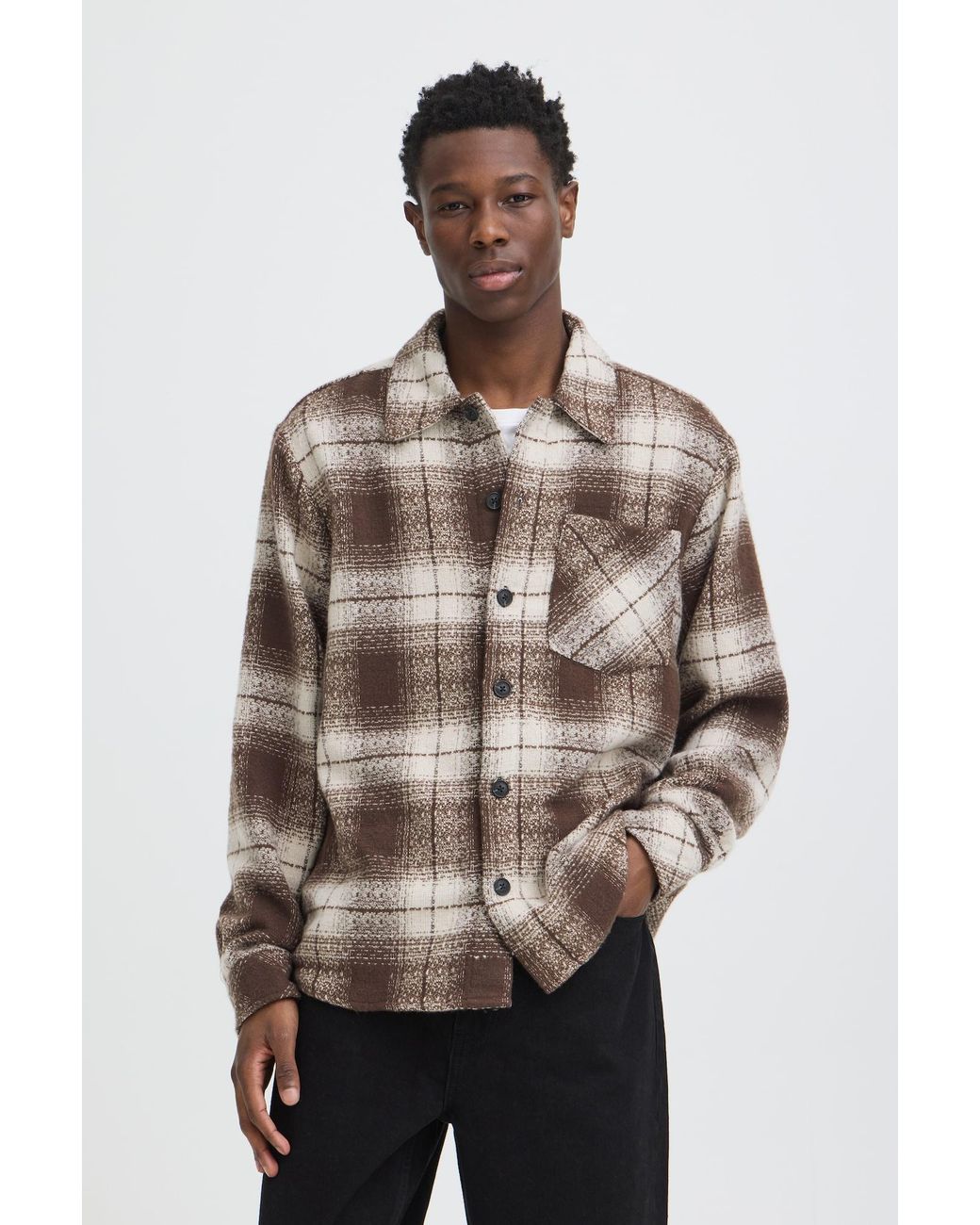 Solid Hemd Sdruhi in Brown für Herren