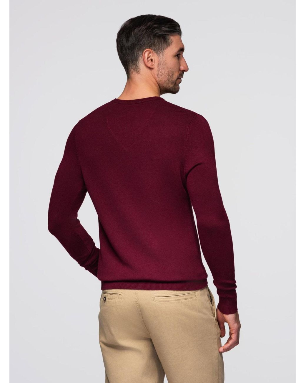 Ombre Pullover in Red für Herren