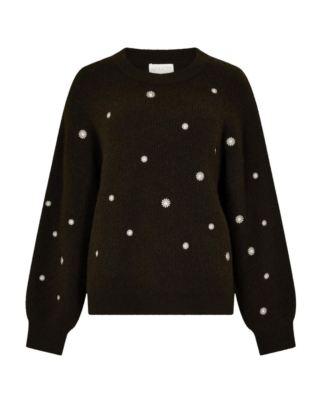 Apricot Black Pullover Daisy