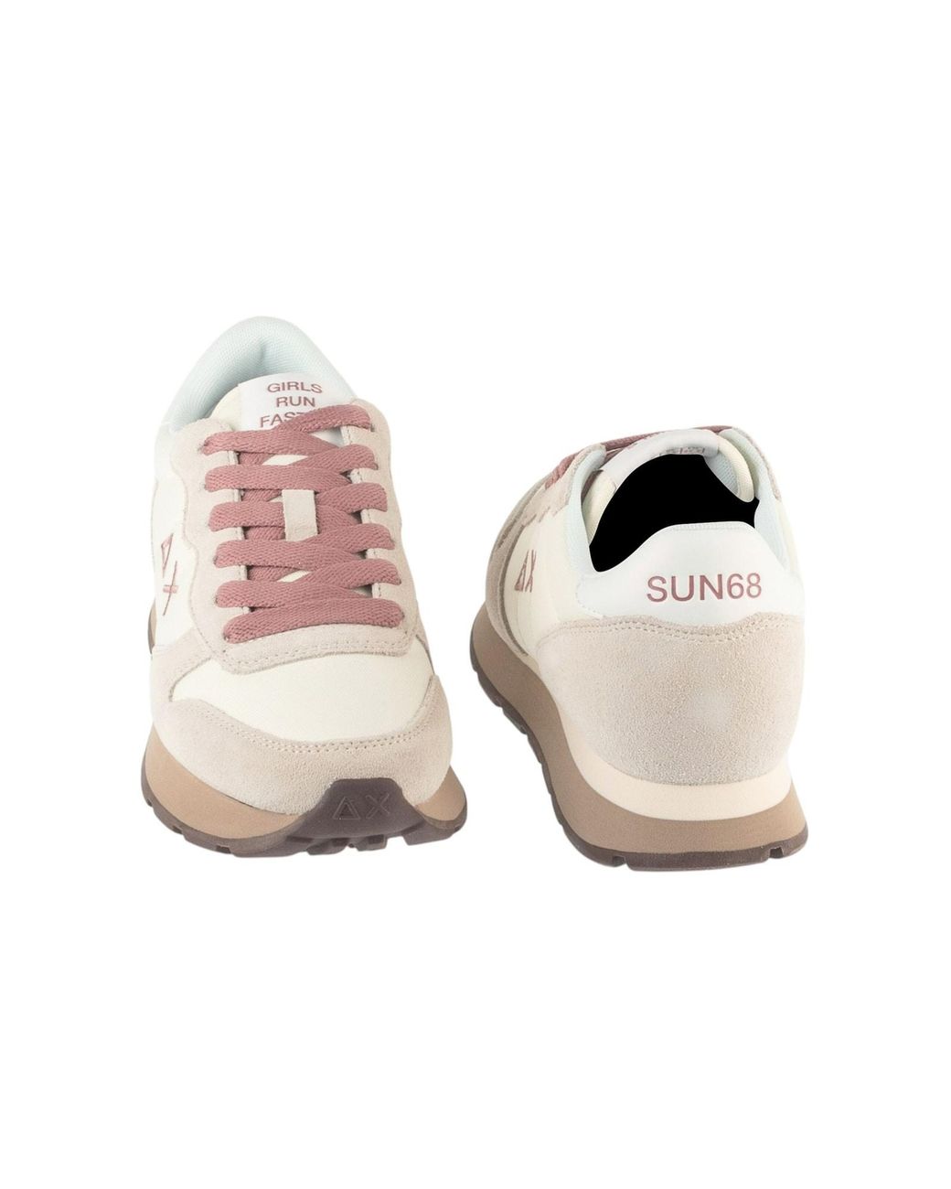 Sun 68 Pink Sneaker Low Ally Solid