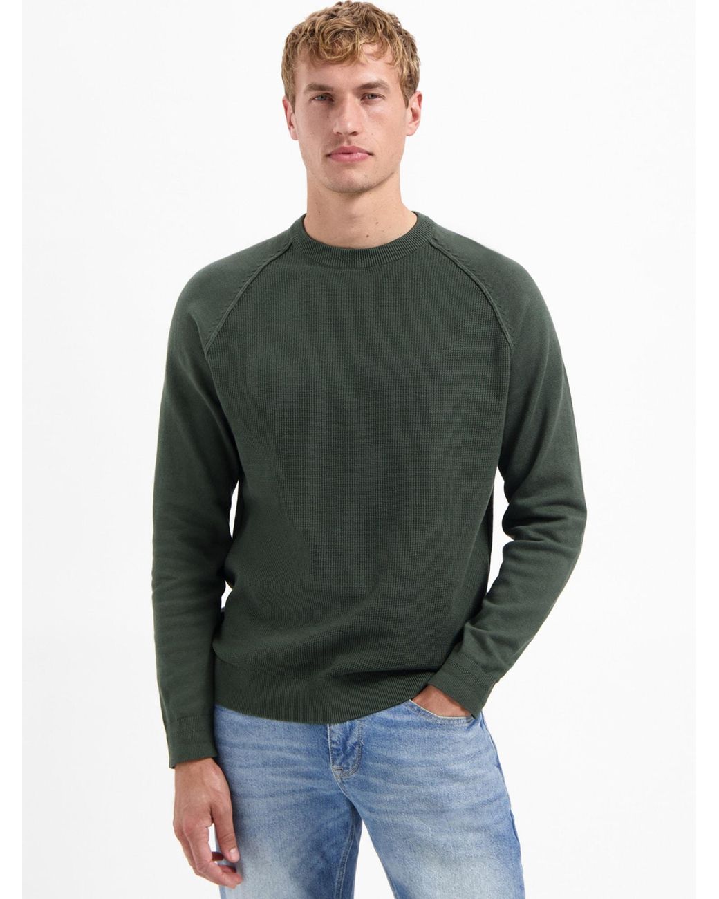 No Excess Pullover in Green für Herren
